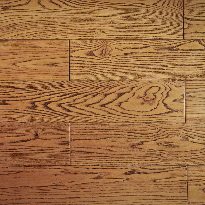 Pod od punog drva American Red Oak Natural Brown
