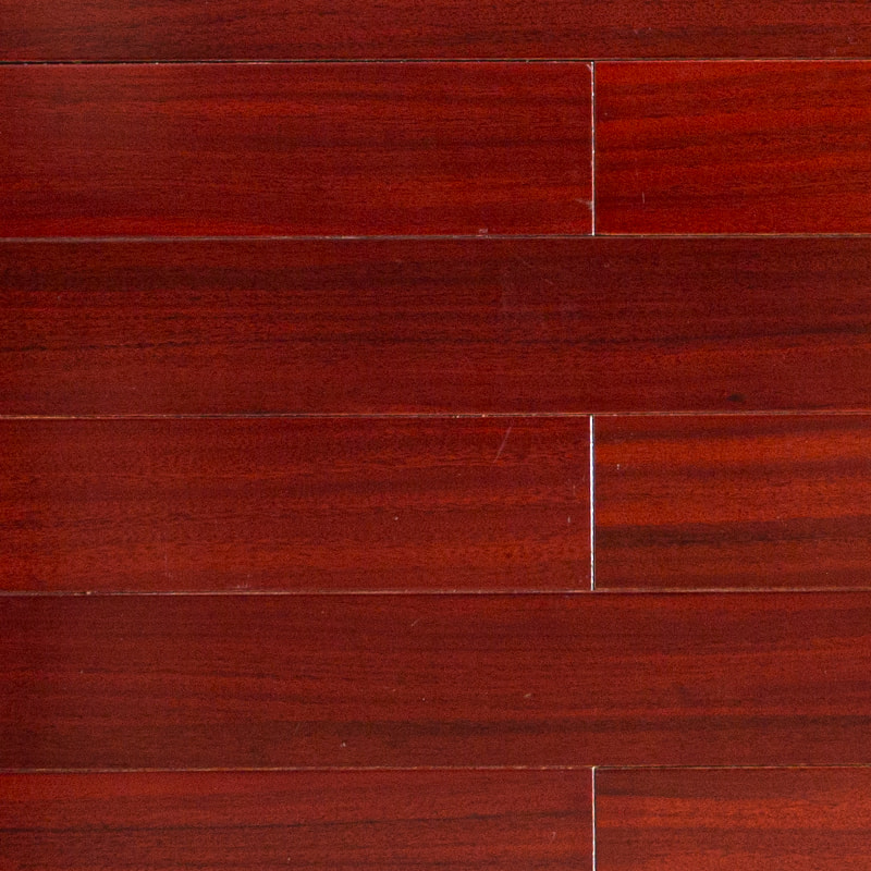 Padauk Deep Red Brown parket od punog drva